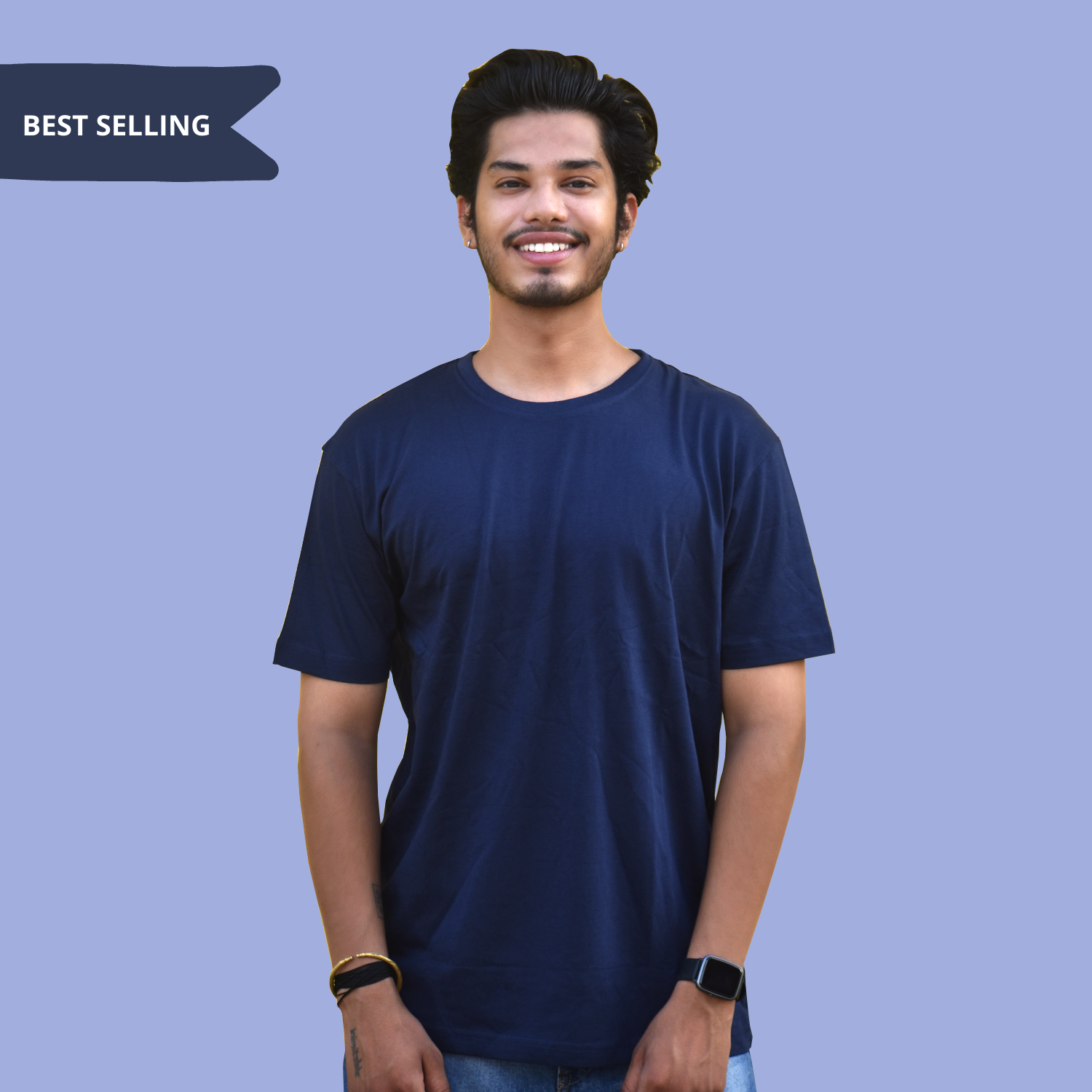 Solid: Navy Blue T-Shirt